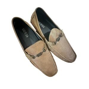 Mens slip on GUESS textured loafers size 11 classic style